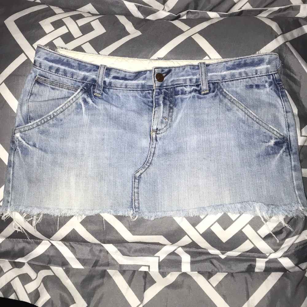 X2 denim laboratory skirt